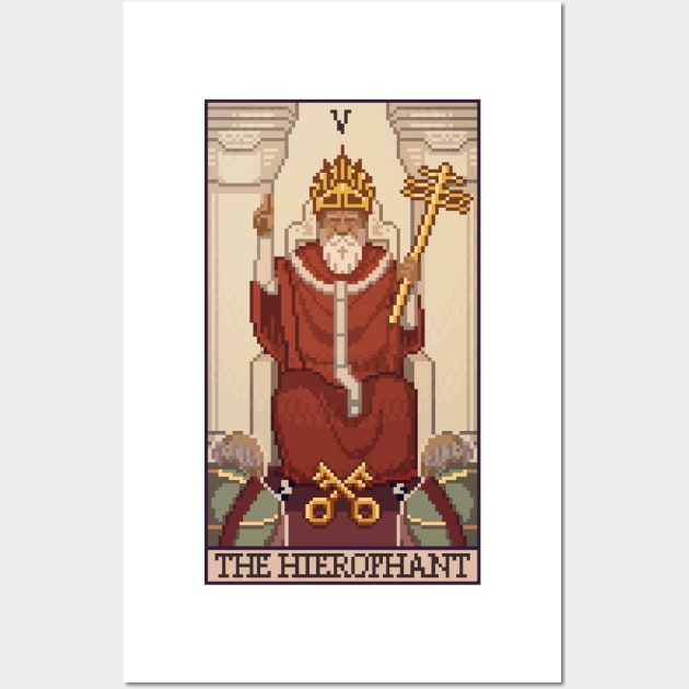 The Hierophant Wall Art by cheeseekins